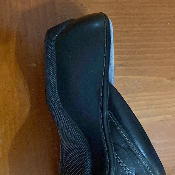 SOFTWALK Amber- Black Leather CLOG Size 11WW - Picture 8 of 9